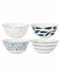 Lenox Blue Bay Set/4 Assorted All Purpose Bowls