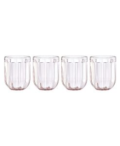 Kate Spade New York Park Circle Clear Glass, Set Of 4