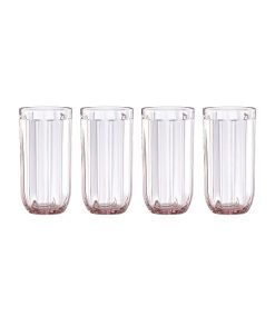 Kate Spade New York Park Circle Clear Glass, Set Of 4