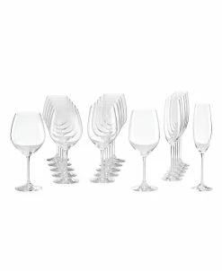 Lenox Tuscany Classics Assorted Stemmed Glasses, Set Of 18