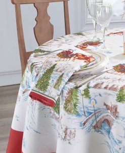 Elrene Santa's Snowy Sleighride Napkins, Set Of 4 3 Elrene Santa's Snowy Sleighride Napkins, Set Of 4 -VilleroyBoch shop 15609863 fpx