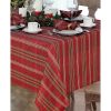 Elrene Shimmering Plaid Tablecloth - 60 X 84 Oval 2 Elrene Shimmering Plaid Tablecloth - 60 X 84 Oval -VilleroyBoch shop 15609888 fpx