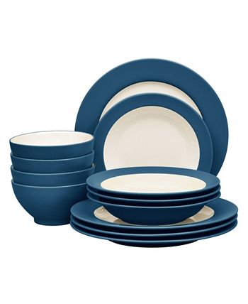 Colorwave Rim 12-Piece Dinnerware Set, Service For 4, Created For Macy's Noritake Colorwave Rim 12-Piece Dinnerware Set, Service For 4, Created For Macy's -VilleroyBoch shop
