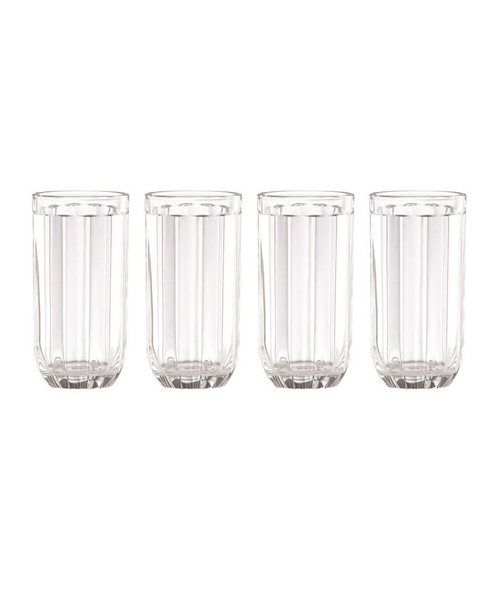 Kate Spade New York Park Circle Clear Glass, Set Of 4 3 Kate Spade New York Park Circle Clear Glass, Set Of 4