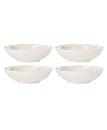 Textured Neutrals Stripe All Purpose Bowls Set/4 Lenox Textured Neutrals Stripe All Purpose Bowls Set/4 -VilleroyBoch shop