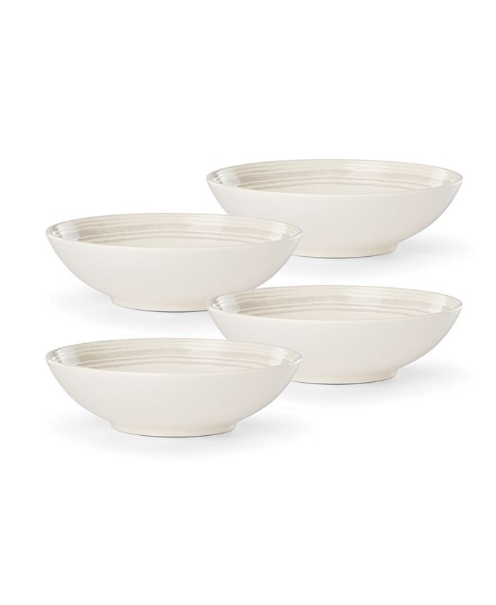 Textured Neutrals Stripe All Purpose Bowls Set/4 Lenox Textured Neutrals Stripe All Purpose Bowls Set/4 -VilleroyBoch shop
