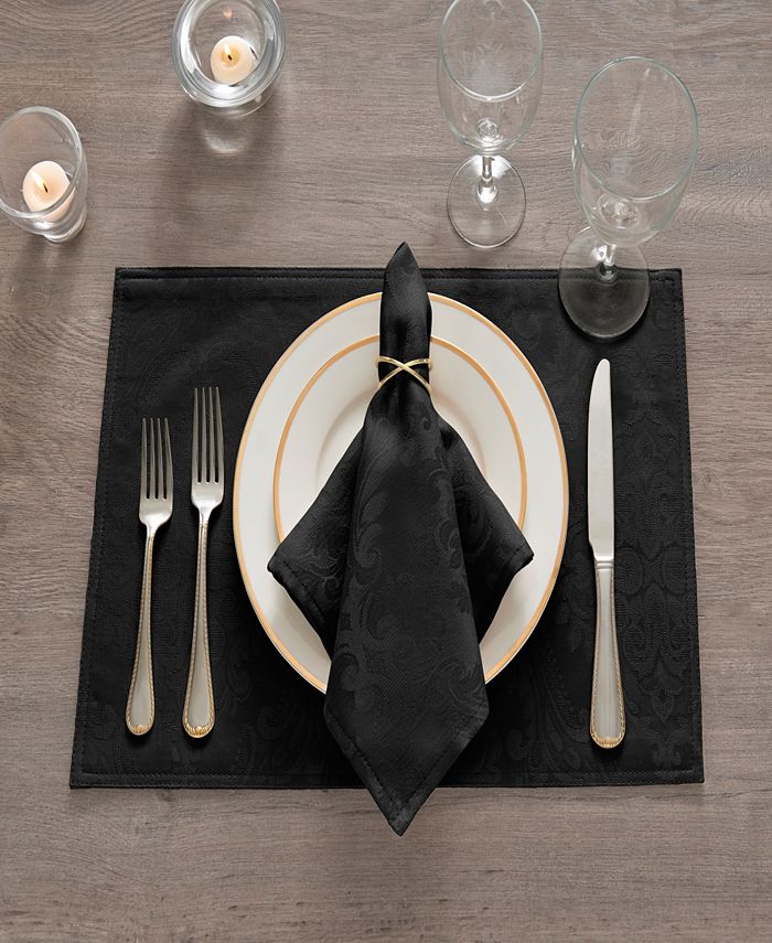 Elrene Caiden Damask Placemat, Set Of 4 6 Elrene Caiden Damask Placemat, Set Of 4 - Image 4