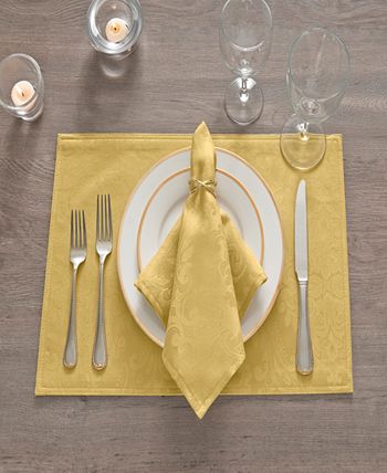 Elrene Caiden Damask Placemat, Set Of 4 8 Elrene Caiden Damask Placemat, Set Of 4 - Image 6