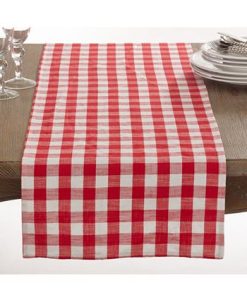 Saro Lifestyle Gingham Design Runner 4 Saro Lifestyle Gingham Design Runner -VilleroyBoch shop 16073088 fpx