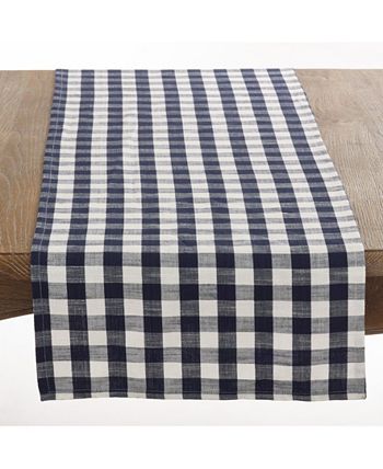 Gingham Design Runner Saro Lifestyle Gingham Design Runner -VilleroyBoch shop