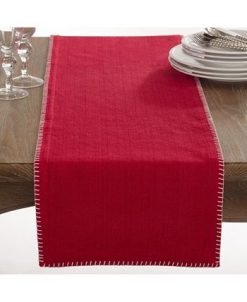 Saro Lifestyle Celena Collection Whip Stitched Design Cotton Table Runner 17 Saro Lifestyle Celena Collection Whip Stitched Design Cotton Table Runner -VilleroyBoch shop 16073113 fpx