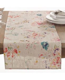 Saro Lifestyle Primavera Collection Printed Floral Design Table Runner -VilleroyBoch shop 16073119 fpx