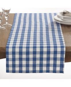 Saro Lifestyle Gingham Design Runner 5 Saro Lifestyle Gingham Design Runner -VilleroyBoch shop 16073124 fpx