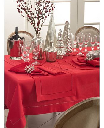 Saro Lifestyle Classic Hemstitch Border Table Runner, 16 X 120 5 Saro Lifestyle Classic Hemstitch Border Table Runner, 16 X 120 - Image 3