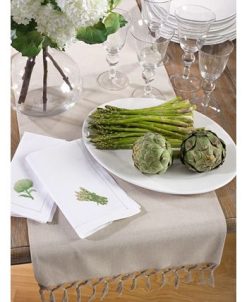 Saro Lifestyle Bellaria Collection Knotted Tassel Design Table Runner -VilleroyBoch shop 16073221 fpx
