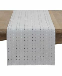 Saro Lifestyle Quare Stitched Tablecloth