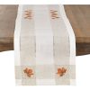 Saro Lifestyle Autumn Design Poly And Linen Blend Runner -VilleroyBoch shop 16073600 fpx