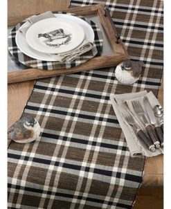 Saro Lifestyle Plaid Woven Water Hyacinth Placemat Set Of 4 -VilleroyBoch shop 16073700 fpx 1