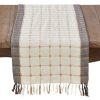 Saro Lifestyle Woven Windowpane And Tassel Design Cotton Table Runner 1 Saro Lifestyle Woven Windowpane And Tassel Design Cotton Table Runner -VilleroyBoch shop 16073916 fpx