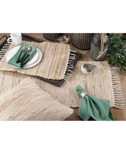 Saro Lifestyle 100% Jute Braided Table Runner -VilleroyBoch shop 16073946 fpx