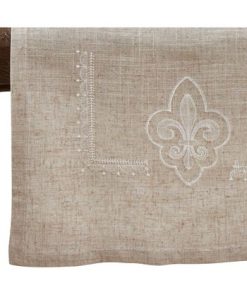 Saro Lifestyle Embroidered Runner With Fleur-De-Lis Design 18 Saro Lifestyle Embroidered Runner With Fleur-De-Lis Design -VilleroyBoch shop 16074047 fpx
