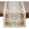 Saro Lifestyle Christmas Table Runner With Embroidered Pinecone And Holly Design 2 Saro Lifestyle Christmas Table Runner With Embroidered Pinecone And Holly Design -VilleroyBoch shop 16074093 fpx