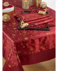 Saro Lifestyle Holiday Runner With Embroidered And Sequined Design, 16 X 108 8 Saro Lifestyle Holiday Runner With Embroidered And Sequined Design, 16 X 108 -VilleroyBoch shop 16074134 fpx