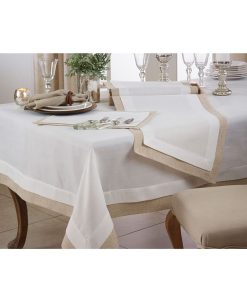 Saro Lifestyle Double Layer Table Runner With Thick Border Design 5 Saro Lifestyle Double Layer Table Runner With Thick Border Design -VilleroyBoch shop 16074245 fpx