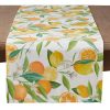 Saro Lifestyle Table Runner With Lemon Orange Print -VilleroyBoch shop 16074475 fpx