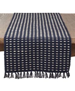 Saro Lifestyle Dashed Woven Long Table Runner -VilleroyBoch shop 16074572 fpx