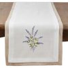 Saro Lifestyle Double Layer Table Runner With Lavender Design 2 Saro Lifestyle Double Layer Table Runner With Lavender Design -VilleroyBoch shop 16074595 fpx