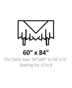 Elrene Shimmering Plaid Tablecloth - 60 X 84 Oval -VilleroyBoch shop 16080758 fpx 4