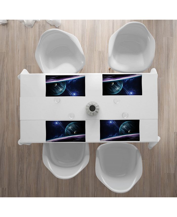 Ambesonne Space Place Mats, Set Of 4 4 Ambesonne Space Place Mats, Set Of 4 - Image 2