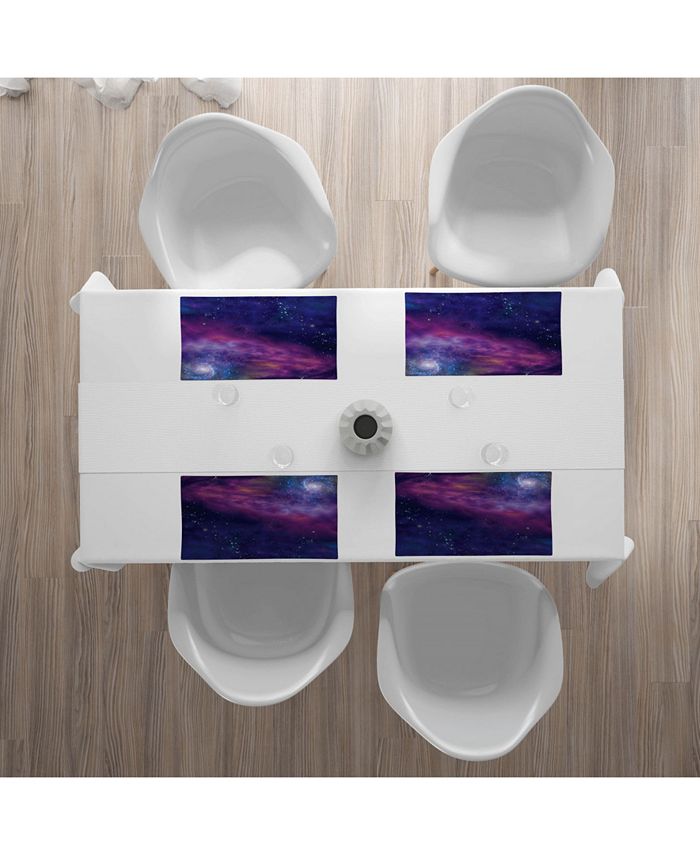 Ambesonne Outer Space Place Mats, Set Of 4 4 Ambesonne Outer Space Place Mats, Set Of 4 - Image 2