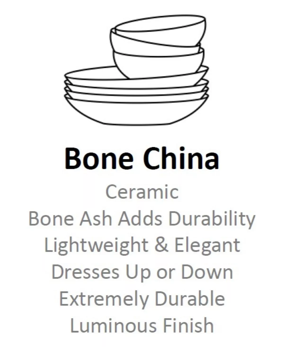 Hotel Collection Round Rim Bone China 12-Pc. Bone Dinnerware Set, Created For Macy's 6 Hotel Collection Round Rim Bone China 12-Pc. Bone Dinnerware Set, Created For Macy's - Image 4
