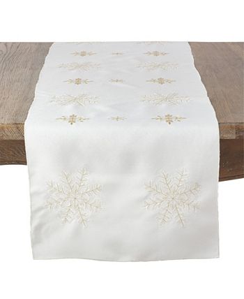 nowflake Design Runner Saro Lifestyle Nowflake Design Runner -VilleroyBoch shop