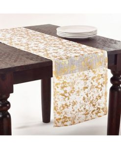 Saro Lifestyle Abstract Brushed Foil Design Runner 4 Saro Lifestyle Abstract Brushed Foil Design Runner -VilleroyBoch shop 16216693 fpx 1