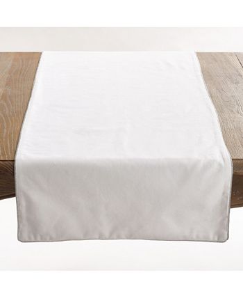 uana Collection Metallic Trimmed Table Runner Saro Lifestyle Uana Collection Metallic Trimmed Table Runner -VilleroyBoch shop