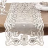 Saro Lifestyle Hand-Beaded Table Runner