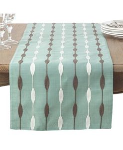 Saro Lifestyle Modern Embroidered Design Table Runner -VilleroyBoch shop 16216808 fpx