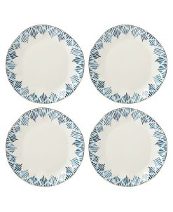 Lenox Blue Bay Dinner Plate Set/4 Ikat
