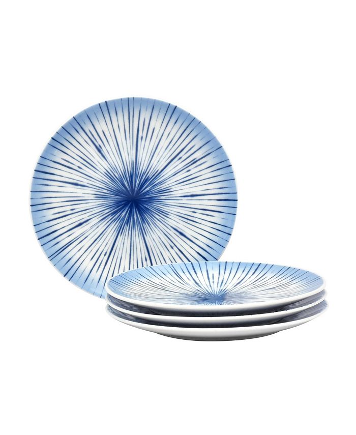 Hanabi Set/4 Coupe Salad Plates Noritake Hanabi Set/4 Coupe Salad Plates -VilleroyBoch shop