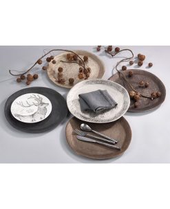 Saro Lifestyle Aluminum Chargers With Brushed Design Set Of 4 -VilleroyBoch shop 16586860 fpx