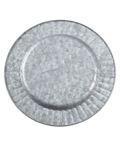 Saro Lifestyle Ruffled Galvanized Table Chargers Set Of 4 9 Saro Lifestyle Ruffled Galvanized Table Chargers Set Of 4 -VilleroyBoch shop 16586900 fpx
