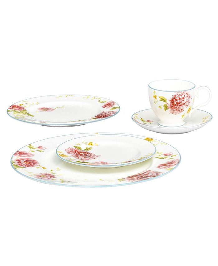 Noritake Peony Pageant Dinnerware Collection 3 Noritake Peony Pageant Dinnerware Collection