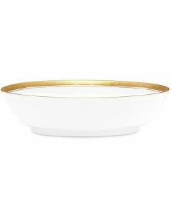 Noritake Crestwood Gold Oval Vegetable Bowl