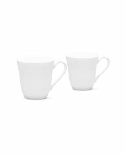 Noritake Cher Blanc Set/2 Mugs