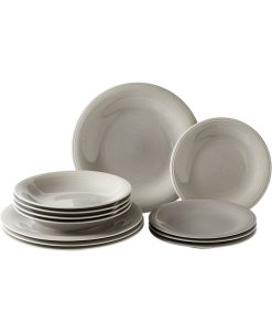 Villeroy & Boch Color Loop Stone Grey 12 Piece Starter Set