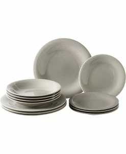 Villeroy & Boch Color Loop Stone Grey 12 Piece Starter Set