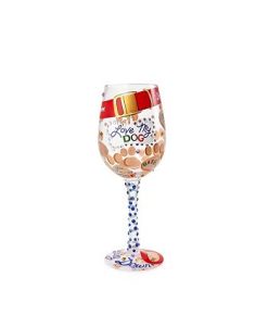 Enesco LOLITA Love My Dog Wine Glass -VilleroyBoch shop 16677557 fpx
